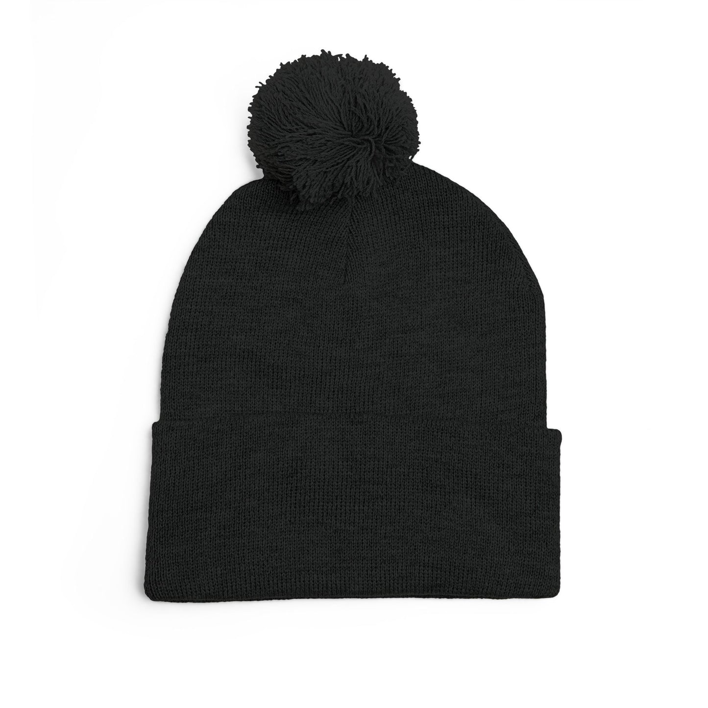 Pom-Pom Knit Cap (Embroidery)