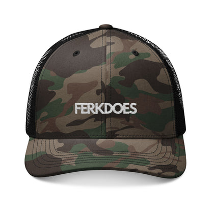 Unisex - Camouflage Trucker Hat (Embroidery)