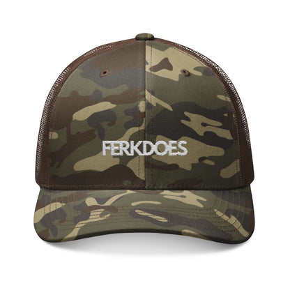 Unisex - Camouflage Trucker Hat (Embroidery)