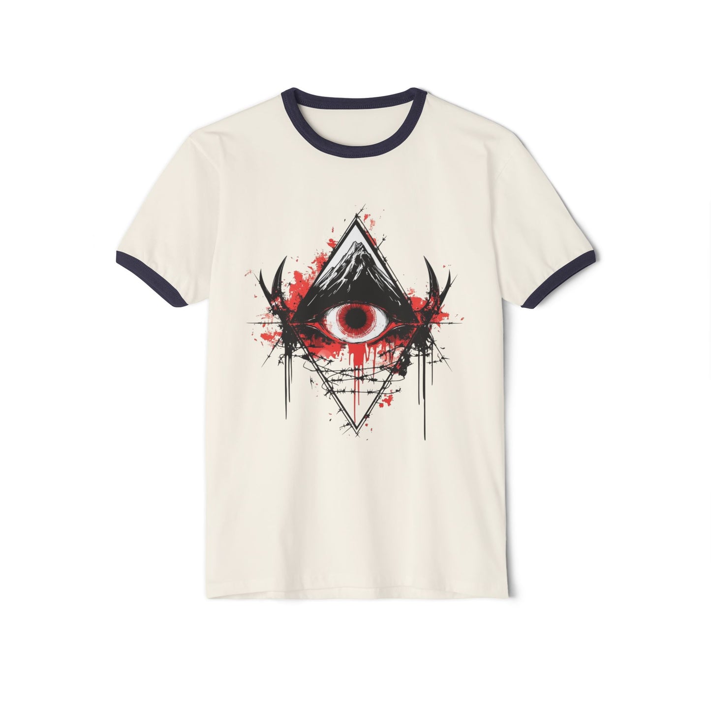 Unseen Control – Unisex Ringer T-Shirt