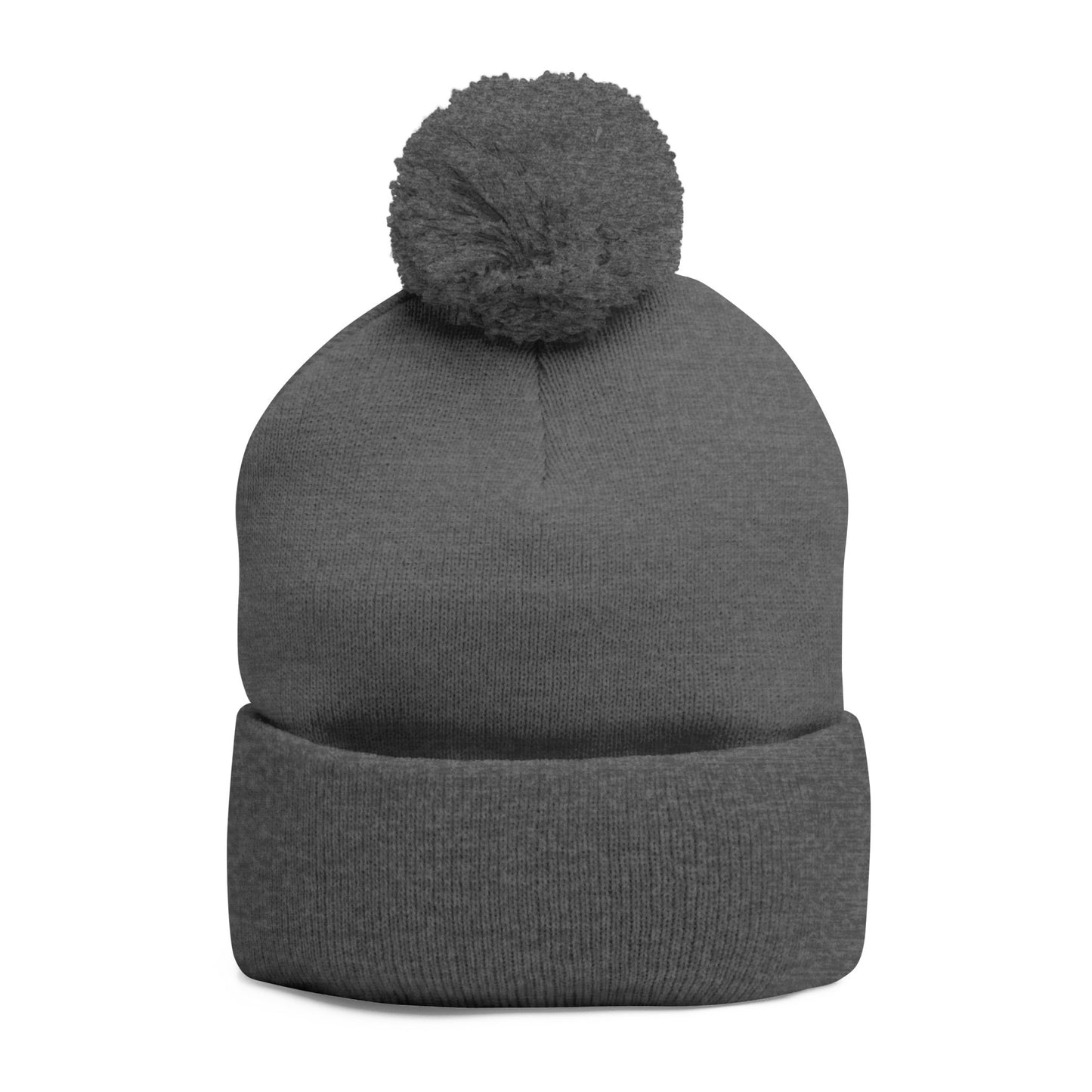 Pom-Pom Knit Cap (Embroidery)