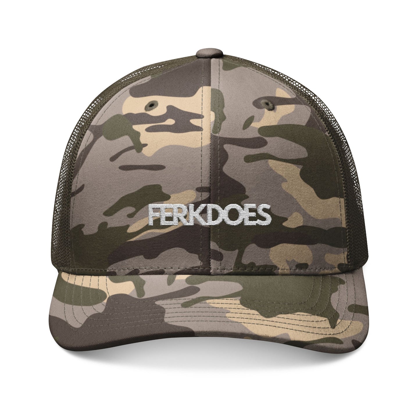 Unisex - Camouflage Trucker Hat (Embroidery)