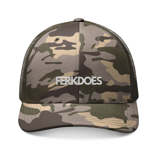 Unisex - Camouflage Trucker Hat (Embroidery)